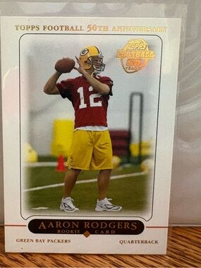 Topps Aaron Rodger’s Rookie Card